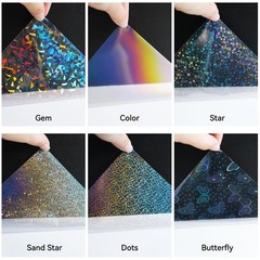 36 Sheets Holographic Sticker Paper 8.3 X 11.7 Inch A4 Size Holographic Laminate