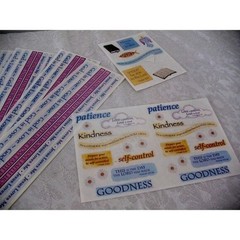 Lot 1 LightBlue Photo Mounting Paper, Gr Length Stickers Religious