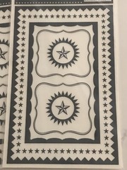 JENNI BOWLIN BLACK Frames / stars – 2 Sheets – NEW
