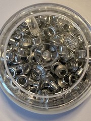 Stampin Up 245pc SILVER Mini Eyelets 1/8 inch 3mm Hole Embellishment 2002