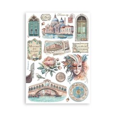 Stamperia Washi Pad 8/sheets – Venice City of Art, SBW21