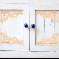 4PCS Antique Wood Applique Unpainted Wood Applique Corner Wood Appliques