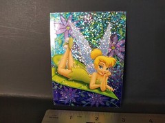 Disney TINKERBELL FAIRY Prism Vending Machine Sticker RARE HTF PETER PAN