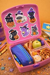 Halloween Animal Sticker Set – 64 Piece