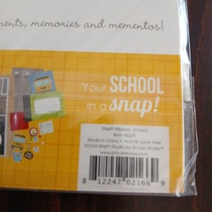 Simple Stories, SN@P Studio, School Days, Stickers & 24 4×6 Cards, 2 Packs, New