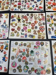 Vintage 80s Sticker Book Pages Scratch and Sniff Puffy Stickers Halloween