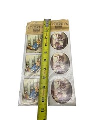 Vintage Michel Company Sticker Sheet Beatrix Potter Peter Rabbit Two Bad Mice