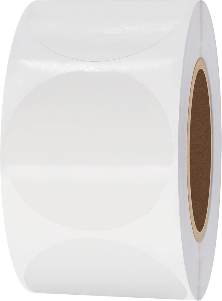 Hybsk Clear Seal Sticker Envelope Seals 1.5 inch Round Circle Wafer Labels 1.5