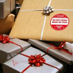 Do Not Crush Bend or Fold Shipping Handling Labels,Shipping Warning Stickers