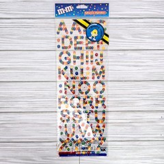 🍫 VTG 2004 EK Success M&M’s Adhesive Alphabet Stickers Bundle of 4 Letter Sheet