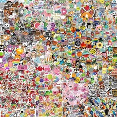 300-1000 Pcs Kawaii Stickers Set – Waterproof Cute Stickers for Kids, Teens, Adu