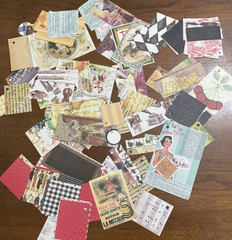 Mixed Lot Scrapbooking Supplies Paper Ephemera Card Making Craft Junk Journal