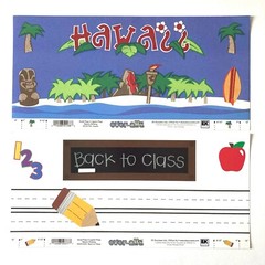 EK Success Over-alls Scrapbooking Page Toppers/Titles/Borders Lot of 17!