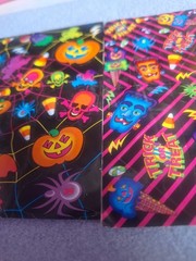 Lisa Frank VINTAGE 1980s Halloween Stickers