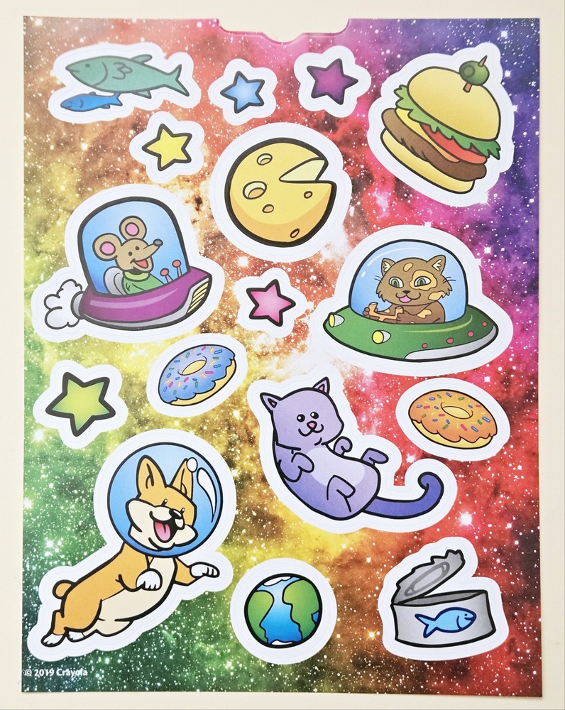 Cosmic Cats / Sticker sheet