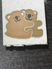Vintage Toots 1982 KOALAS Sticker Strip by Cardesign #MUS 139 Cuddly Koala Bears