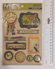 My Mind’s Eye Wicked Halloween Scrapbooking Stickers RARE