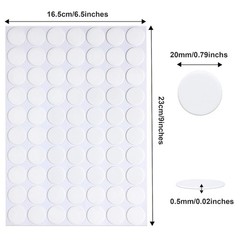 Double-Sided Clear Putty Dots – 280 Removable Stickers for Crafts & Decor