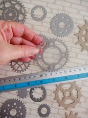 GEARS Die-Cuts – Steampunk style Cogs, sprockets, gears and more! FREE SHIPPING!