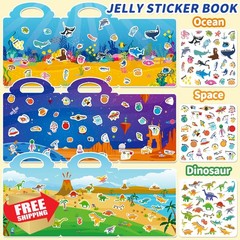 CREATIVETREES Reusable Sticker Book 6 Sets