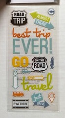Paper House Snap Shots Road Trip Travel Vacation Scrapbooking Stickers Flip Pack