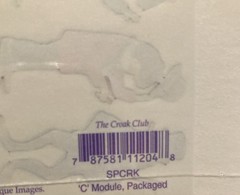 New Gifted Stickers Michel & Co Dressed Up Frogs Croak Club 1997 John Grossman