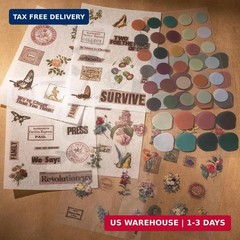 YagCu Scrapbook Kit for Beginners, Aesthetic Junk Journal Supplies, Scrapbooking