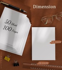 Note Pads 4×6 – Notepad – 10 Pads – 50 Sheets per Notepads – Small Writing Pa…