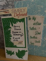 2) Simply Defined Metal dies and stamps: Rainbow, Gate, Window and Ferny frames