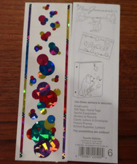 VINTAGE MRS GROSSMAN’S STICKERS Sparkle Prism Bubbles Borders Circles Dots Lines