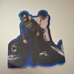 Gelboys BL BaabinBua Jumbo Holographic Sticker 5X4 Two Regular 3X3 Lot X3