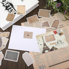 Vintage Scrapbook Paper Stickers, 80 Pcs Scrapbooking Sticker Aesthetic Junk Jo