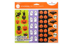 American Greetings HALLOWEEN Stickers – PUMPKINS, CATS, GHOSTS & BATS – 114ct