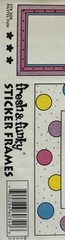 PASTEL FUN FRESH & FUNKY Sticker Frames(9pc)One heart,One mind•Banner•Polka-Dot•