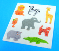 Micro Safari Animals Sandylion Sticker Mod Sheet 2″x 2″