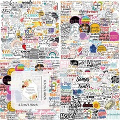 150Pcs Spanish Jesus Christian Stickers, Bible Verse Sticker for Laptop, Wate…