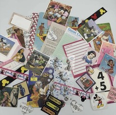 Disney Junk Journal Kit – Ephemera, Stickers, Paper, Ribbon