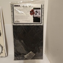 Teresa Collins MR & MRS Wedding Scrapbook Flocked Cover & More **READ**