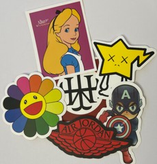 ENTERTAINMENT￼ ASSORTMENT Stickers(3pc)Super Hero’s•Zombie •Animals•Garfield• ￼