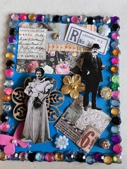 Retro! Vintage Junk Journal Ephemera. 5 Cards Envelopes. Repurpose/scrapbook
