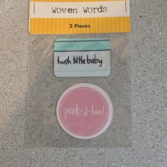 Vintage 90s Baby Girl Scrapbooking Embellishments Sticker Sheets Titles Borders