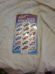 Lot Of 5 Packages Of New Religious Stickers Perfect For VBS,Sunday School.