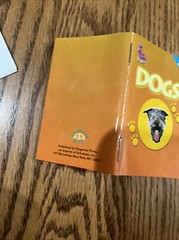 Scholastic Wild Animal & Dogs Stickers Bank Books Small Book- Vintage RARE