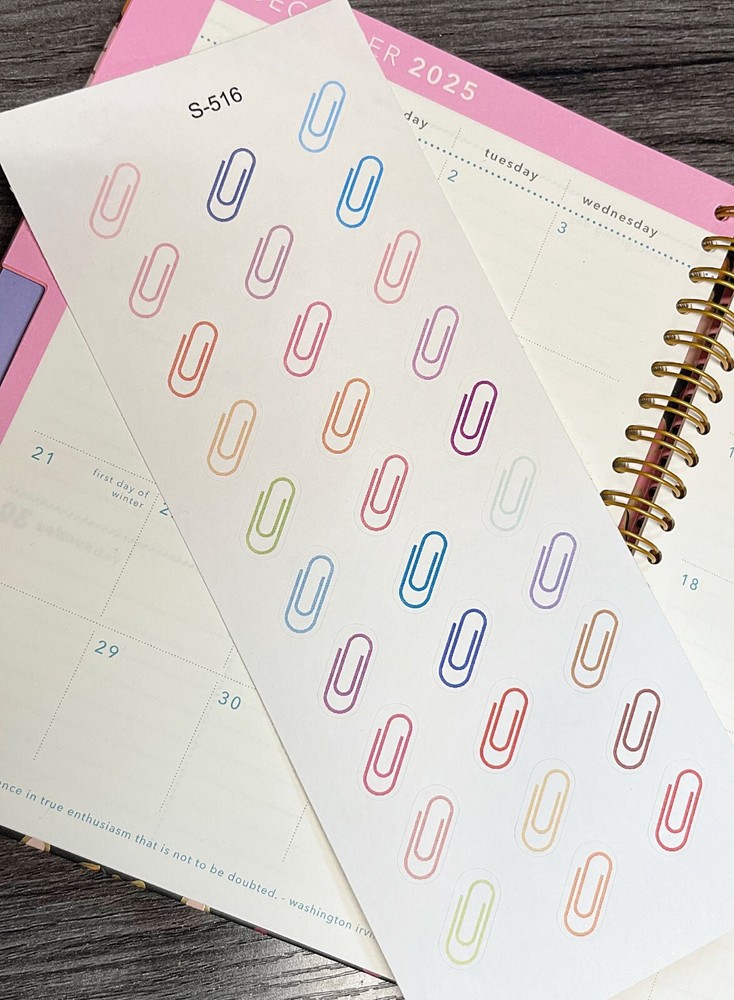 Clipboard, Office Meeting, Meeting, Handmake Erin Condren Planner Sticker