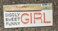 2005 MY MIND’S EYE TRANFER TITLES RUB ON TRANSFERS GIRL *