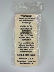 Vintage Super Mystiks Pegasus Liquid Crystal Sticker NOS Color Change