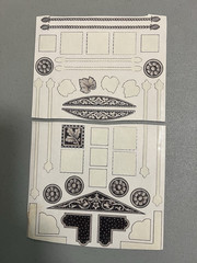 Creative Memories Assorted Black & White Stickers & Brown & Tan. (F55410)