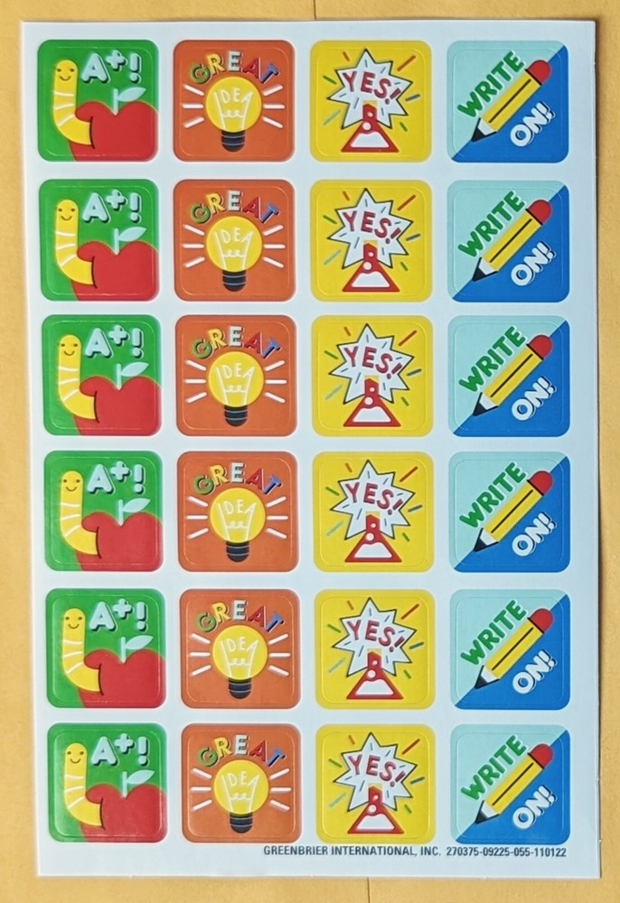Themed Sticker Single Sheet