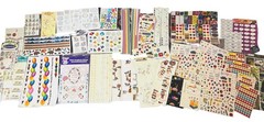 40+ Partial Sticker Sheets 80s 90s Hallmark Sandylion Grossman Junk Journal Lot