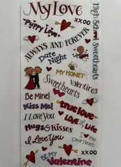 NEW Vintage Me & My BIG Ideas MAMBI Scrapbook Stickers Mixed Lot 6 Sheets